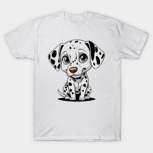 Cute Cartoon Dalmatian Puppy Tee T-Shirt